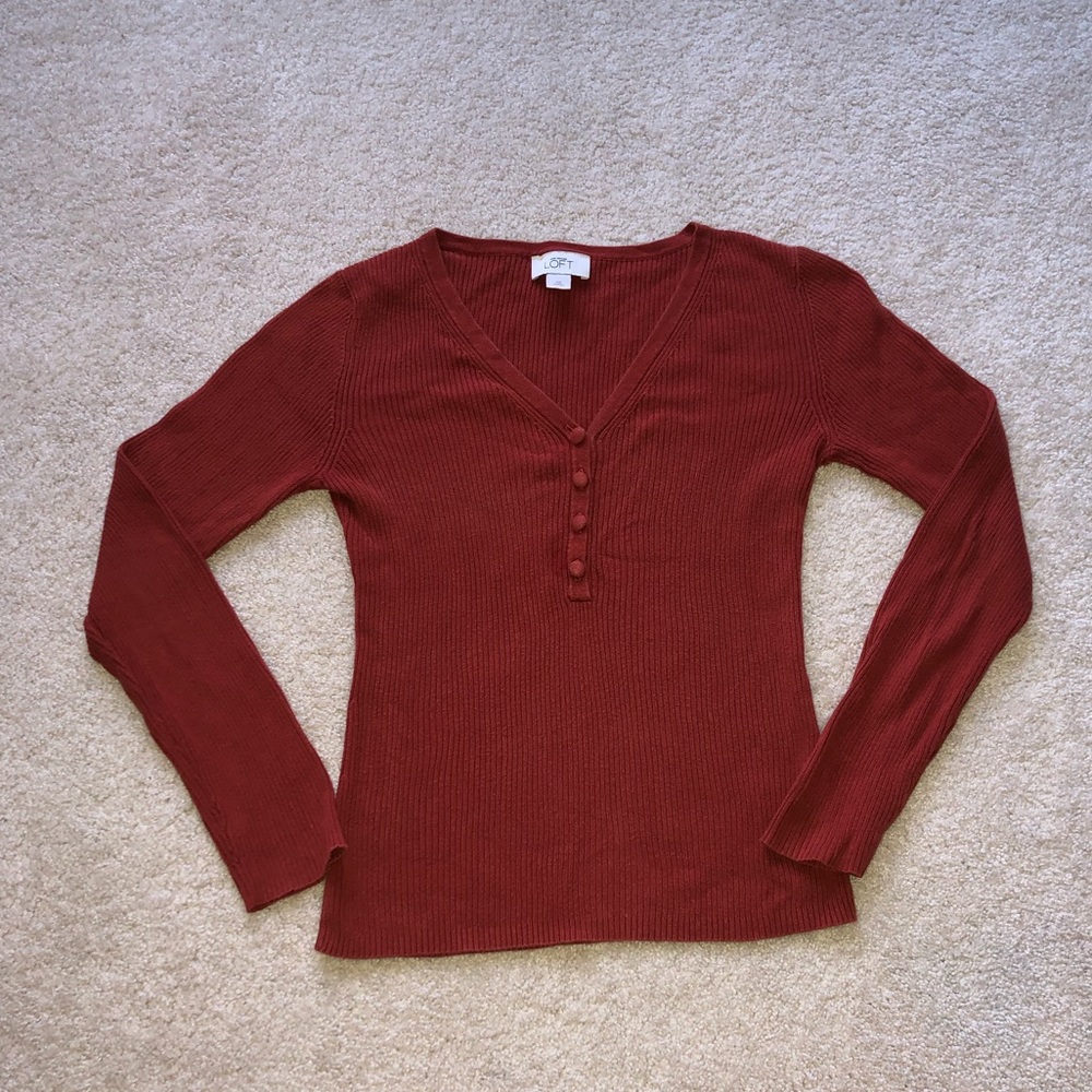 Sweater with button detailing